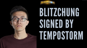 Blitzchung hired by temporstorm