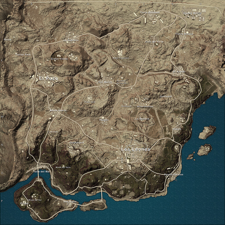 Карта мирамар pubg