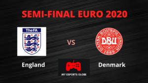 Semi-Final Euro 2020 England vs Denmark
