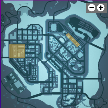 Map location Construction area 